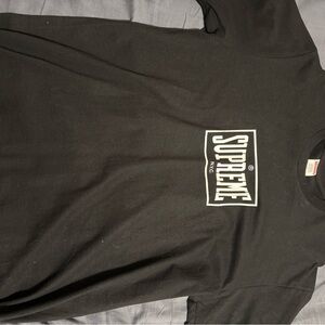 Supreme Black Logo Men's Tee